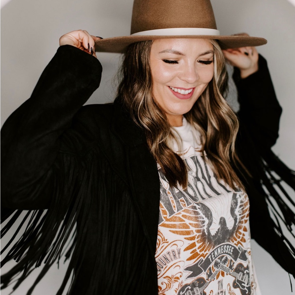 Fringe Cropped Jacket